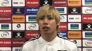 最終予選初戦で黒星発進となった日本代表、唯一の決定機を迎えた伊東純也は「誰かが裏を狙わなきゃいけない」