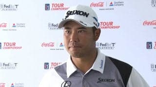 松山英樹、2日目以降は「ひとつひとつ来シーズンに繋がるように」