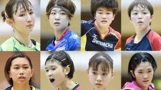 世界卓球選考合宿 女子は早田ひな、佐藤瞳、長﨑美柚ら8人が決勝リーグ進出