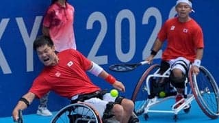 国枝/ 真田組 メダル獲得ならず