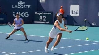 【速報】青山／柴原ペアが第1セットを先取。全米OP女子ダブルス2回戦