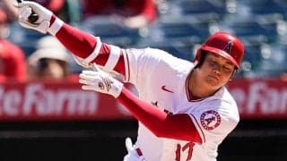 【MLB】大谷翔平、今季23盗塁でメジャー6位タイ浮上　4の0で2戦ぶり無安打、エ軍借金1