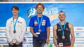 樋口純裕が自身初のW杯初優勝！ 年間ランキングでは3位に ／ クライミングW杯2021