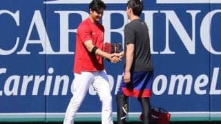 【MLB】大谷翔平は「きれいな球筋だなと」　4年ぶりキャッチボール交流に有原航平が実感