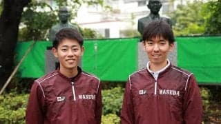 【特集】秋季リーグ戦開幕前スタッフ特集　第１弾　鈴木隆太主務×藤内裕夢副務