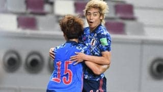 決勝点をアシストの伊東純也「最後のアイデアの部分はもう少し必要」、サウジ戦は出場停止も「チームのサポートをしたい」