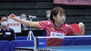 全日本卓球混合複で3回優勝の前田美優、引退発表　25歳で現役生活に終止符