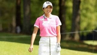 無観客で輝いたイ・ボミのスマイル！　59位→10位急浮上、要因は「第1R後の練習場」