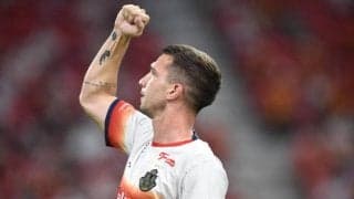 「いつも練習しているシュート」名古屋FWシュヴィルツォクのJ1初得点が月間ベストゴールに選出