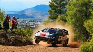 WRCギリシャ：トヨタ勢はロバンペラが首位に。オジエは僅差の3番手