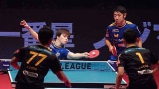 有観客Tリーグ、開幕白星の岡山・森薗政崇が応援に感謝「コートは一人で孤独だが…」