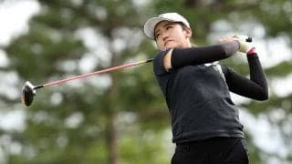 2位急浮上の稲見萌寧、メジャー初V視野もクール「どれだけ、気持ちを抑えられるか」