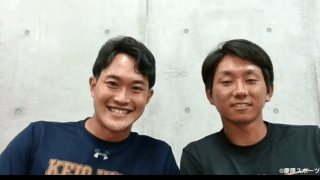 【野球】秋季リーグ戦開幕前取材⑤　福井章吾主将 × 湯川適主務 〜チーム作りの立役者〜