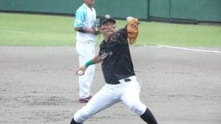 BC栃木の川崎宗則「大谷さんは凄い！」　スピードガンコンテストで目標160キロ届かず“降参”