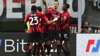 復帰イブラがゴール、ミランが快勝でラツィオとの連勝スタート対決を制す《セリエA》