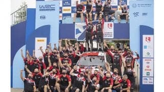 WRCギリシャ：豊田章男社長「お父さんを超える2勝目、おめでとう！」コメント全文