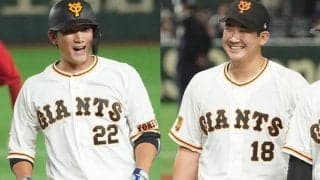 「この笑顔が見たかった」巨人菅野＆小林の“V弾ハイタッチ”にファン感動