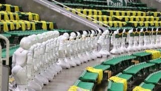 「もはや悪夢」「恐怖すぎる」　鷹ロボット軍団、衝撃の5000体熱唱にファン悲鳴