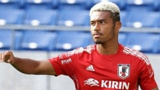 日本代表FWオナイウ阿道が｢絶好調｣!!｢完璧ヘッド｣で先制ゴール!CKから決めた3戦連続弾とは?【動画】