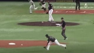 「マジでバグってる」「コレぞメジャー」ロッテ助っ人の超絶好守にファン絶賛