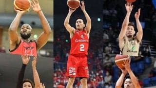 B1過去5シーズンで最も多く3Pシュートを決めた選手は？／B1スタッツランキング