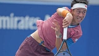 錦織圭が18歳コダットと練習、サーブ動画を公開