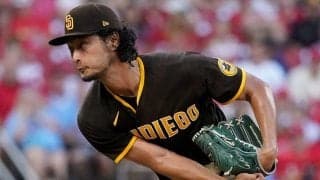 【MLB】ダルビッシュ、黒田博樹超えの通算80勝の権利持ち降板　日本投手単独2位へ7回9K無失点