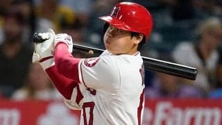 【MLB】大谷翔平、あと数メートルで本塁打の“特大”右飛　7試合ぶり45号に期待