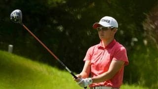 ゴルフ界初の双子V　岩井明愛、土壇場で強気の水切りショット「初めてで緊張した」