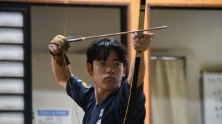 【弓道部男子】京橘大に敗れ、リーグ初戦黒星