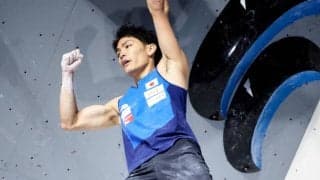 楢崎智亜1位、藤井快3位でボルダリング男子決勝へ！【クライミング世界選手権2021】