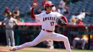【MLB】大谷翔平との投げ合いは「いいバトルができた」　7回1安打0封のア軍右腕は満足気