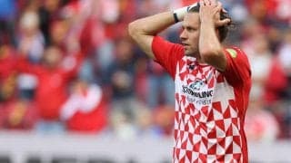 マインツのハンガリー代表FWサライが左ヒザ半月板損傷で手術