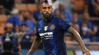 インテルのMFビダルが右太腿を負傷…筋肉に張り