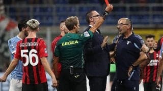 サッリ監督の2試合ベンチ入り禁止処分決定!　ラツィオの異議申し立ては棄却