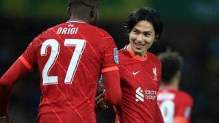 今季初出場で2ゴールのリバプールMF南野拓実「素晴らしい応援をありがとう」