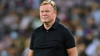 苦境のクーマンが公式会見で異例の対応!　質疑応答拒否に加え、忍耐求める声明を読み上げ