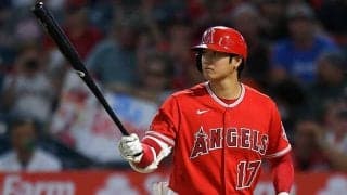 【MLB】大谷翔平、1日4四球に“バット投げ”　SNSブーイング「そりゃ放り投げたくなるわ」