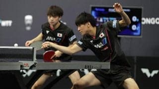 宇田幸矢・戸上隼輔 韓国ペアに敗れて決勝進出ならず【WTT スターコンテンダー ドーハ】