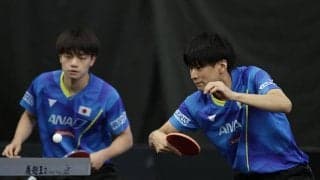 宇田・戸上ペア ドイツペアに快勝で準決勝進出【WTT スターコンテンダー ドーハ】