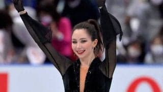 トゥクタミシェワ、完璧3Aで貫禄V！　妖艶な緑衣装にSNS興奮「衣装むちゃくちゃ素敵」