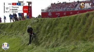 【動画】スピースが17番でスーパーリカバリーもスペインペアに敗北　初日ハイライト