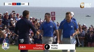 【動画】キャントレー＆シャウフェレは強敵マキロイ＆ポールターに完勝