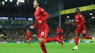 カップ戦2Gの南野をクロップ監督が改めて称賛　「サウサンプトンに行ったことが大きな助けになった」