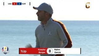 【動画】スペインのガルシアとラームがバーガー＆ケプカを撃破　ライダーカップ2日目