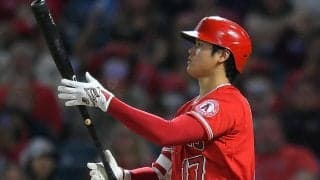 【MLB】大谷翔平、第4打席で2打席連続四球　4戦連続3四球以上のメジャー最多記録に“王手”
