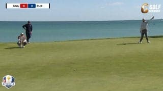 【動画】ガルシアとラームは最高のコンビ　午前に続き午後も勝利　ライダーカップ2日目