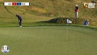 【動画】DJのチップインバーディにケーシーのド派手イーグル　ライダーカップ2日目