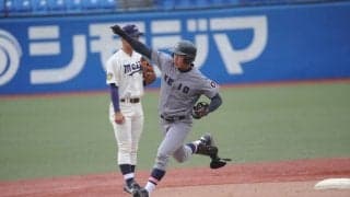 【野球】北村の起死回生の一発で引き分けに持ち込む 明大②