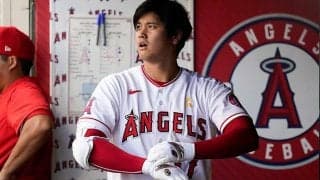 【MLB】大谷翔平、バットをベンチに叩きつける　7回10奪三振1失点も10勝目ならず悔しさ露わ